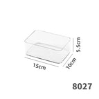 8027. low transparent box-small size 1 pet high transparency can be stacked