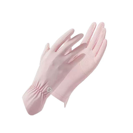 Sun Protection Gloves for Summer, Uv Protection, Touch Screen, Women's Outdoor Sports, High Elasticity, Thin, Breathable for Driving and Cycling