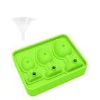Third generation spoof ice tray-fluorescent green