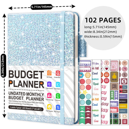 Cross-border Magic Cash Budget Notebook Monthly Plan Amazon Planner Week Plan English A5 Notepad