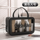 Portable toiletry bag [large size] black