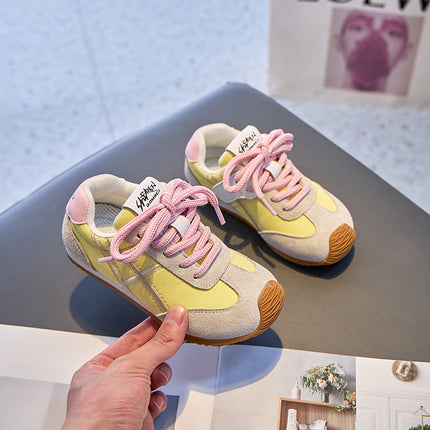 Men's and Women's Mesh Shoes Forrest Gump Shoes 2025 Spring and Summer Children's Macaron Girls Casual German Training Shoes Leather sneaker