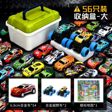 Tiktok popular alloy car iron car wholesale children's toy simulation model bulk decoration with pull back car