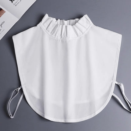 Winter Decorative Collar Women's Autumn and Winter All-match Shirt Collar Fake Collar Plaid Collar Point Collar Men's and Women's Casual Decorative Collar