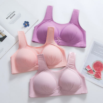 Factory Direct Sales Large Size No Rims Comfortable Breathable Seamless Thin Tube Top Hot Selling Underwear for Middle-Aged Mothers
