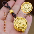 Alloy large size (about 35g) recommended main selling model / Zodiac horse-jubao basin