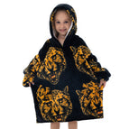 Leopard head composite winter clothes-baby / Free size