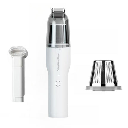 Car Vacuum Cleaner, Portable Air Blowing and Vacuuming, Dual-Use for Car and Home, Wireless Charging, Handheld, High Suction Power