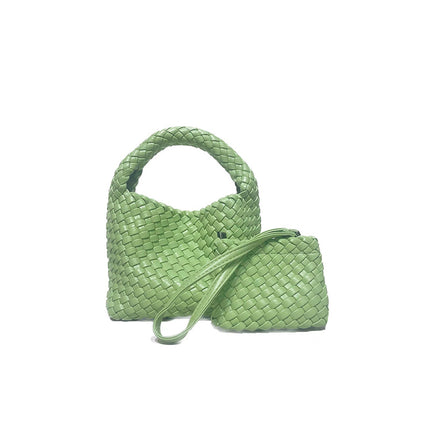 Woven PU Tote Bag / Sac Tressé PU
