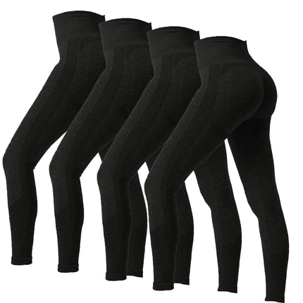 Tiktok Bundle High-Waisted Tight-Fitting Polka Dot Sports Leggings for Women, Elastic Peach Butt Fitness Yoga Pants