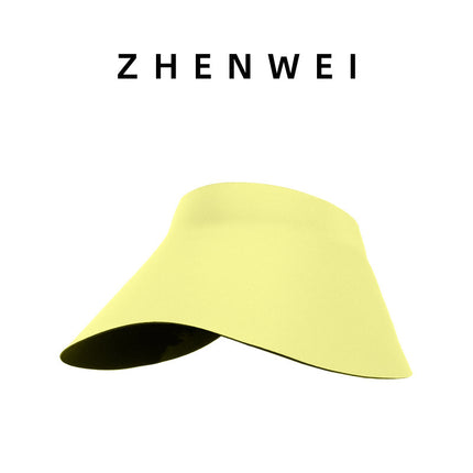 New Sun Protection Hat for Women, Sun Protection, Uv Protection, Summer Seamless Integrated Lampshade Hat, Large Brim, Full Blackout, Empty Top Sun Hat