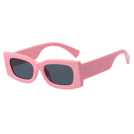 European and American Square Wide-Brimmed Narrow-Frame Sunglasses 2024 New Personalized Sunglasses Fashion Ins High-End Sunglasses
