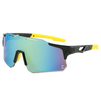 New Men's and Women's Outdoor Sports Glasses Cross-Border Color-Changing Sunglasses Fashion Trend European and American Windproof Cycling Sunglasses