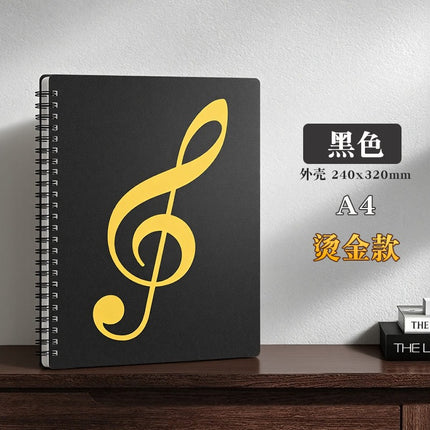 Factory in stock music folder music clip piano music clip A4 transparent insert music clip multi-color optional