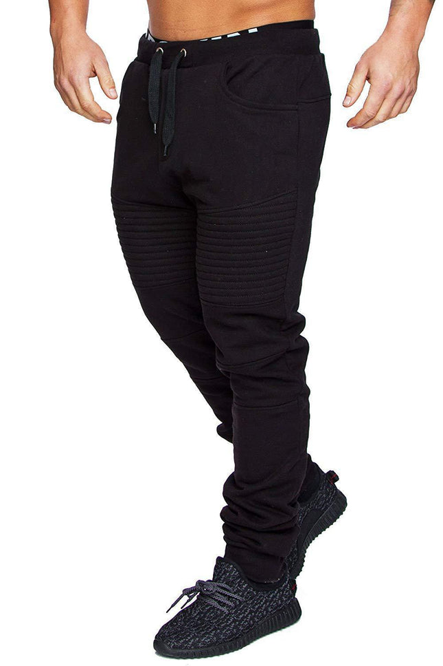 2022 Men's Casual Sports Pants European and American Foreign Trade Hip Hop Striped Design Camouflage Sports Fitness Trousers for Men