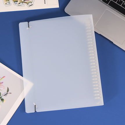 Transparent Folder B5 Plastic Metal Binder Document Storage Pp Binder Cover Factory