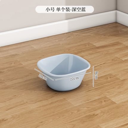 Washbasin Household Thickened Plastic Large-size Basin Student Dormitory Laundry High-value Small Baby Washbasin for Foot Washing