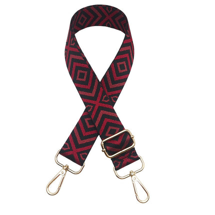 Wholesale Rhomboid Bag Strap Lightweight Luxury All-match Women's Bag Strap Adjustable Shoulder Crossbody Bag Shoulder Strap Mobile Phone Strap
