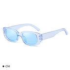 Transparent blue frame blue film