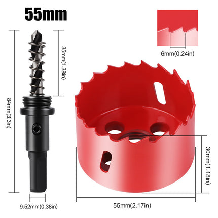 M42 bimetal hole opener woodworking iron pipe aluminum gypsum board drill hole opener PV woodworking suit
