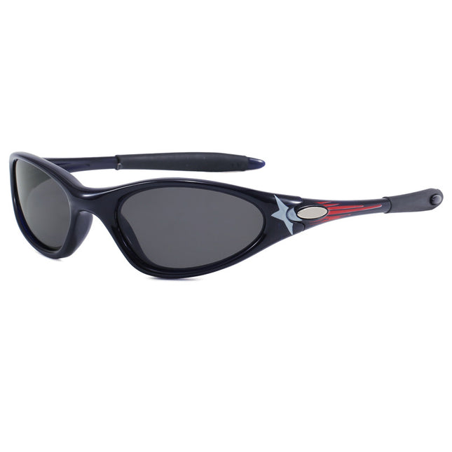 European and American Cross-Border Sunglasses for Men and Women Tr Retro Oval Round Frame Outdoor Cycling and Driving Sunglasses Minute