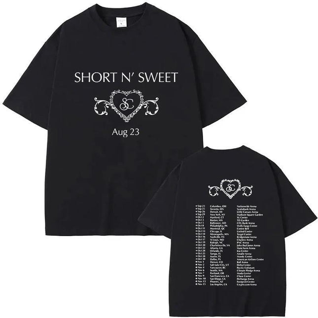 Tour Album Round Neck Carpenter Sweet Short and Sabrina's Pleaseplea Shirt Tplease