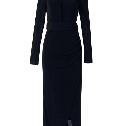 Elegant and Alluring Slit Dress 2026 Spring New High Society Burgundy Slimming Light Gown Dress
