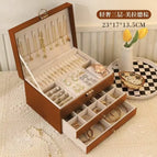 Light luxury drawer model-french orange [three layers] new trend color