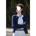White Wide Leg Pants with Belt / S