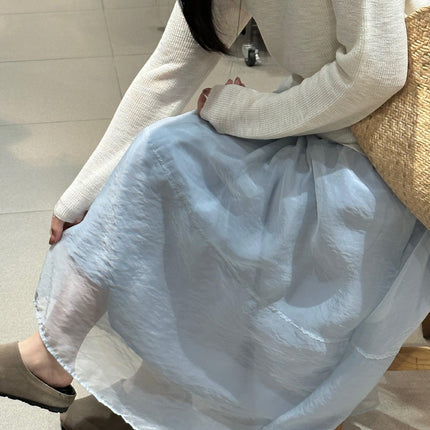[Highly Recommended] a Must-Have for Everyone: a Stunningly Beautiful, Ultra-Soft, Lined, Very Attractive, Versatile Tutu Skirt/Gauze Skirt with a Large Hem
