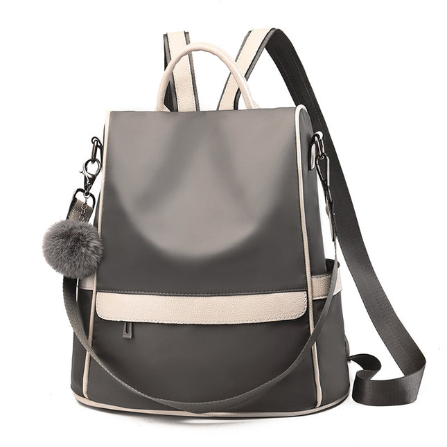 Oxford Cloth Canvas Backpack for Women 2026 New Korean Style Trendy Versatile Travel School Bag Women's Backpack Cross-Border