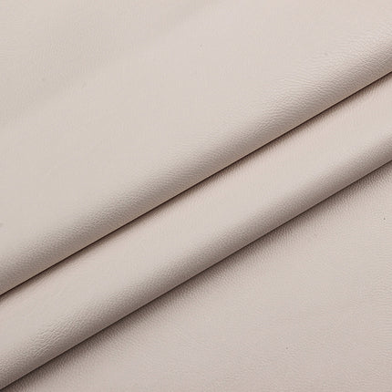 Elastic Pu Soft Leather Fabric with Fine Grain for Bags and Shoes, Flat Elastic Clothing Material, Plain Weave Garment Accessories for Cross-Border Trade