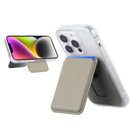 Suitable for iPhone 17 Strong Magnetic Magsafe Card Holder Official Color Multi-Functional Stand Storage Wallet Clip