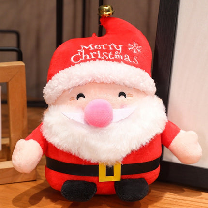 Cross-Border New Santa Claus Doll Simulation Christmas Tree Pillow Sofa Christmas Ornaments Happy Christmas Series