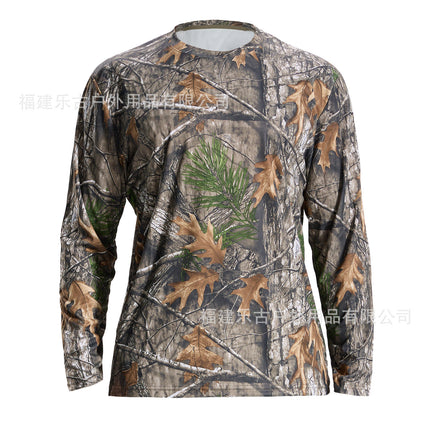 Summer Sun Protection Hunting Clothing Hunting Bionic Camouflage Photography Clothing Ice Silk Sun Protection Clothing Hunting Bird Watching Clothing Outdoor T20