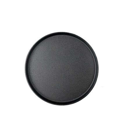 Thickened Western-style Iron Plate Household Non-stick Grilling Plate Barbecue Plate Round Fried Steak Barbecue Iron Plate Commercial