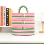 Green pink stripes