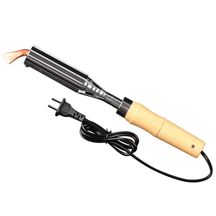 High Power Wooden Handle Electric Soldering Iron Tool suit Luotie Soldering Tin Household Electric Soldering Pen Electronic Maintenance Welding Professional Grade