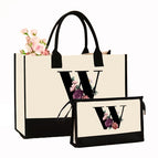 Black Letter Flower W