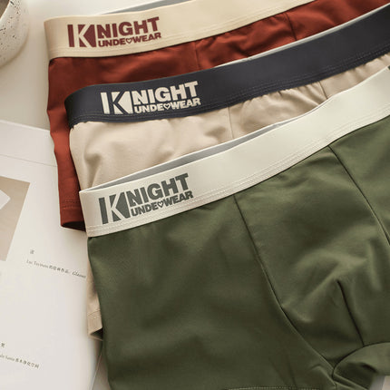 Factory High-grade Pure Cotton Men's Underwear Youth Fashion Boxer Teenagers Shake Tone Fast Hand Shorts for Men