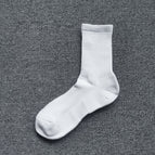 [Youjia] Medium tube white 4 pairs / [towel bottom]]