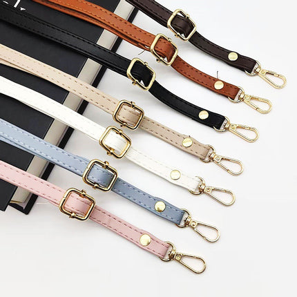 Adjustable Pu Women's Bag Shoulder Strap Single Shoulder Diagonal Bag Strap Handmade Bag Replacement Strap Mobile Phone Lanyard Luggage Accessories
