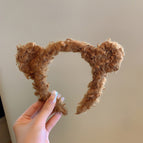 Brown curly hair band (DM0915)