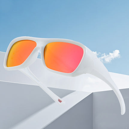 New European and American Square Frame Cross-Border Colorful Nylon Polarized Sunglasses Outdoor Cycling Sports Sunglasses 9492