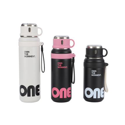 New Large-Capacity Straw Insulated Cup, Outdoor Portable Vacuum Double-Drink Cup, Household Double-Layer 316 Stainless Steel Water Cup