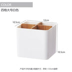 Pen holder large four grid white
