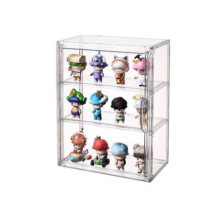 Bubble mate blind box storage display rack storage box wall-mounted dustproof acrylic doll hand-made Display Box Cabinet