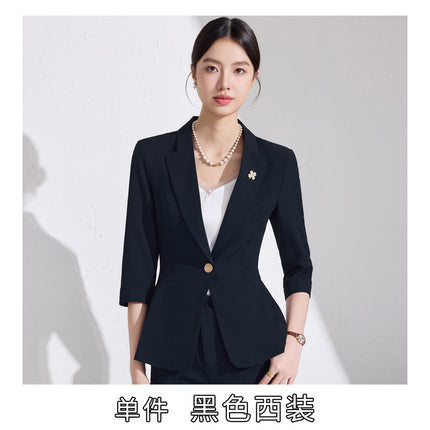 Business Dress suit Women 2025 New Spring and Summer Small Suit Jacket Dress Temperament Work Clothes Suit Skirt dress
