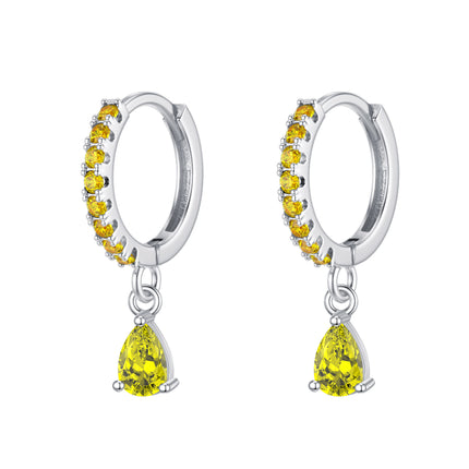Amazon, Aliexpress, Temu, Shein, European and American Cross-Border Popular Luxury Zircon Earrings Wholesale