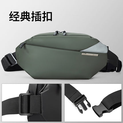 BANQILU New Men's Chest Bag Casual Fashion Crossbody Bag Motorcycle Backpack Riding Waist Bag Sports Shoulder Bag